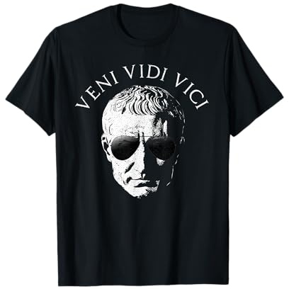 Veni Vidi Vici Römische Reich Gaius Julius Cäsar T-Shirt