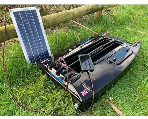 Waverunner 20 - Watt Flexible Solar Panel to Fit Shuttle Bait Boat Batteries WITH USB PORT FOR CHARGING DEVICES