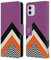 Head Case Designs Violett Farbblock Chevron Leder Brieftaschen Handyhülle Hülle Huelle und Passende Designer Hintergrundbilder kompatibel mit Apple iPhone 11