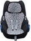 JYOKO KIDS Sitzauflage Universal Autositz Gruppe 0-1-2-3 Kindersitz, Babyschale aus Baumwolle (Black Star, Gruppe 1-2-3)