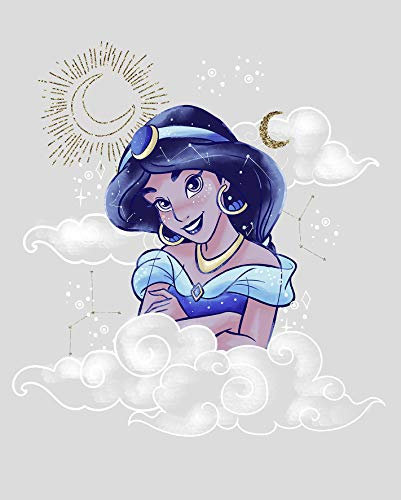Komar Disney Wandbild Jasmin Clouds | Kinderzimmer, Babyzimmer, Dekoration, Kunstdruck | ohne Rahmen | WB083-40x50 | Größe: 40 x 50 cm (Breite x Höhe)
