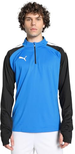 PUMA Herren Sweater, Electric Blue Lemonade-Puma Black, 3XL