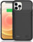 Battery Case for iPhone 12/12 Pro, Enhanced 7000mAh Smart Rechargeable Portable Protective Charging Case Extended Battery Backup Pack Compatible with iPhone 12/12 Pro (6.1 inch) Charger Case (Black)