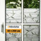 Hinrichs Vinilos para Cristales 42x200cm - Vinilo Adhesivo Cristal en Mate - Vinilo para Vidrios Vinilo Adhesivo Translúcido - Vinilo Espejo para Ventanas - Vinilo Adhesivo Espejos Incluso Rasqueta