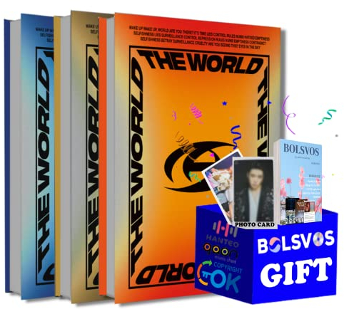 Ateez - The World EP.1 : MOVEMENT [Full Set ver.] 3 Albums+FIRST PRESS Limited Benefits+BolsVos K-POP eBook (21p), Photocards