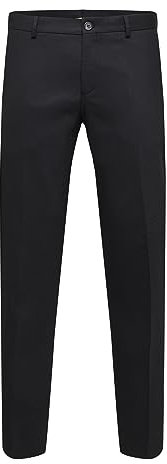 SELETED Homme Men's SLHSLIM-Neil TRS B NOOS Anzughose, Black, 90