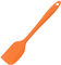 Jagowa 1 Piece Silicone Spatula Multifunctional Heat Resistant Small Non-Stick Food Spoon for Cooking and Baking (Orange) (2208-115B)