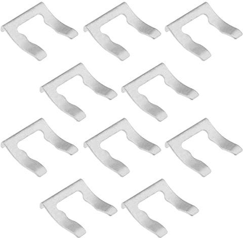 Create idea 10PCS Car Brake Hose Clips Brake Line Retainer Manganese Steel Replacement U-Shaped Brake Hose Bracket Brake Hose Retaining Clamp 25.5x24mm