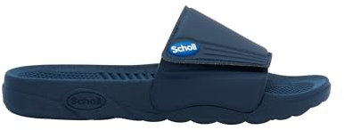 Scholl Unisex Nautilus Slide Sandal, Navy Blue, 10.5 UK