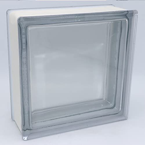 Fuchs Design THERMO BLOCK Slim, Glasbaustein Vollsicht klar, 19x19x8cm, Wärmedämmung: Ug 1,0