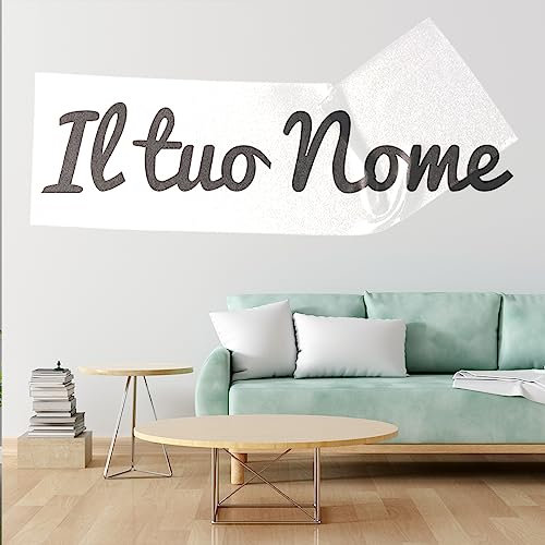 Adesivo Personalizzato | Adesivi Murali Da Parete Dimensioni Personalizzate Inserisci La Tua Frase Adesivo Pareti Camera Da Letto Cucina Soggiorno Scritte Adesive Personalizzati