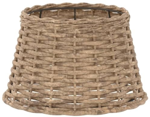 vidaXL Abat-jour marron Ø38x23 cm osier, abat-jour de lampe de table, abat-jour de lampe suspendue, abat-jour marron, abat-jour de lampe de chevet