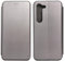 LFstore-IT Custodia a Libro ELEGANCE colore grigio compatibile con SAMSUNG GALAXY S23 - Cover Libretto grey