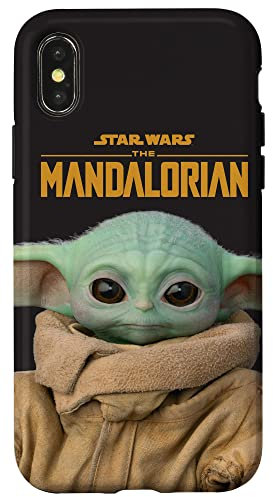 Star Wars The Mandalorian Logo und Grogu Hülle für iPhone X/XS
