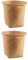 Amosfun 2 Pièces Panier à Linge Sale Poubelle De Salle De Bain En Osier Poubelle De Salle De Bain Tissée Poubelle Poubelle Organisateur De Stockage Paille Corbeille Bambou
