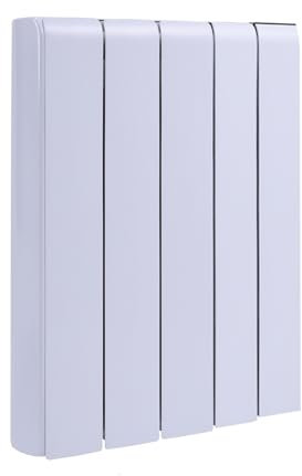 BTGGG 1000W Electric Radiator Wall Mounted Electric Heater Energy Efficient Ceramic Heater with WiFi & 7 Days/24H Timer and Thermostat,LCD Touch Screen,4 Smart Modes,Window Opening Detection,White