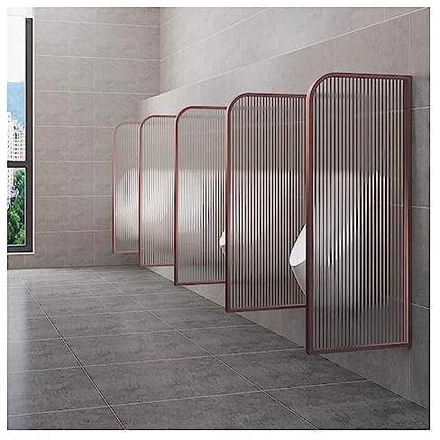ZNBLSD Multifunktionale transparente Trennwand, Urinal-Sichtschutzwand, Badezimmer-Trennwand, Toiletten-Trennwand, Badezimmer-Duschglaswand (Farbe: Stil 3)