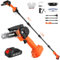 2 in 1 Cordless Pole & Handheld Garden Chainsaw,6 inch Mini Chainsaw,Handheld Chain Saw Pruning Shears Chainsaw,2.3m Long Reach Telescopic Pole,Battery Powered Electric Saws for Tree Trimming,Branche