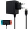 Chargeur pour Switch 12W,Chargeur Compatible avec Nintendo Switch Console/Lite/OLED/Deck Dock/Pro Controller,Adaptateur Secteur Charge Rapide avec câble de 1.5m/5ft pour TV Mode