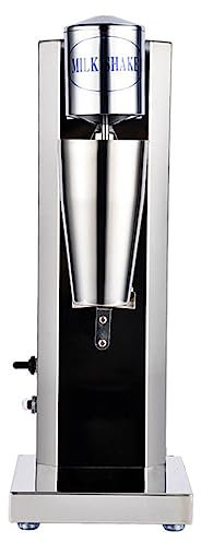 hxoity Elektrischer Milchshake Maker -Maschine 2 Geschwindigkeiten Milch Shaker Mixer Smoothie Maker Blender Getränkemixer Frappe Mixer Proteinschüttler Für Smoothies Milkshakes Cocktails(Single)