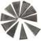 Angoily Carbon Steel Hammer Wedge Repair Tool 2-Piece Set for Handle Fixing Sturdy Wedges for Axes and Hammers Sturdy Installation Accessories