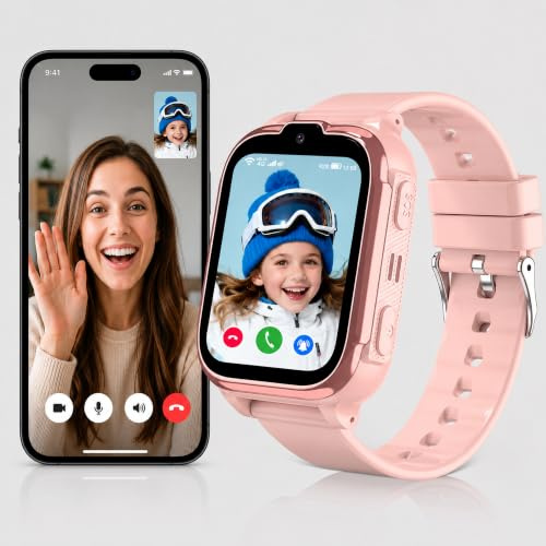 4G Kids Smart Watch with GPS Tracker for Boys Girls Video Phone Call