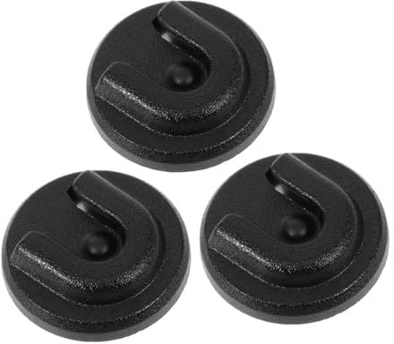 Cabilock 3pcs Car Microphone Holder Mount Cb Radio Mic Hanger for Wireless Microphone Clip Mic Holder Adhesive Back for Motorbike Radio