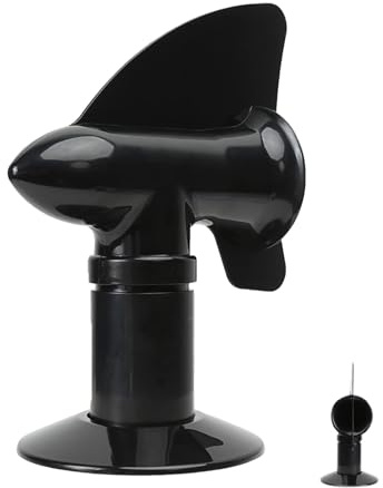 RV Vent Cap, Siphon Type Plumbing Vent Cover, Weatherproof Air Outlet Lid with 360-Degree Rotation, Moisture Prevention Ventilation System for RV, Trailer, Camper Roofs, Outdoor Vents Accessor