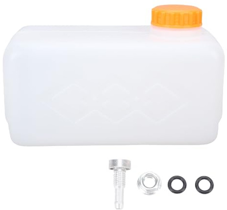 Ycauty Réservoir de Carburant en Plastique 5L, Réservoir de Stockage D'huile D'essence étanche, Bidon D'huile Portable pour Chauffage de Stationnement, Maison RV Camping