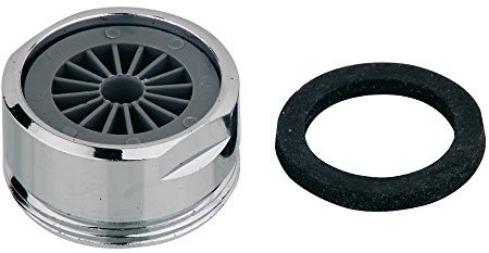 KIRCHHOFF Strahlregler mit Gehäuse, Chrom, M24x1, AG