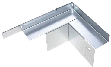 HN Kernstützen Metallwaren Ecke Innen/Außen für Rasenkante mit Radlauf Metall 9,5 cm hoch Mähkante Beeteinfassung Beetumrandung, Set:4er Set, Ecken:innen Ecke