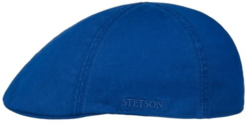STETSON Casquette Texas Anti-UV Femme/Homme - Gavroche en Coton de Soleil avec visière Printemps-été - M (56-57 cm) Royalbleu