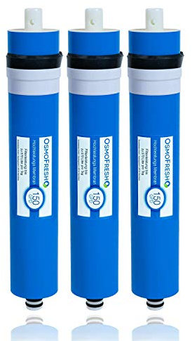 OsmoFresh Membranset Proline X3 450 GPD | bis 1,1 L/min | niedrigste Leitwerte | hoher Durchfluss | filtert Nitrat, PFAS, Medikamente, Viren