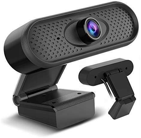 NanoRS RS680 USB Webcam mit Mikrofon und Befestigungsclip Full HD 1080P Computer Kamera PC Home-Office 30fps 1,7m Kabel
