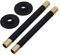 Milano Black 15mm Heated Towel Rail Radiator Pipe Connector Kit