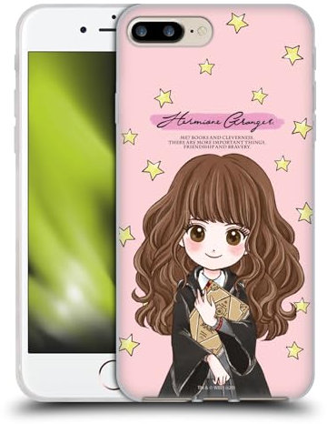 Head Case Designs Officially Licensed Harry Potter Hermione Granger Deathly Hallows XXXVII Gel Case [Military Grade Protection] Compatible With Apple iPhone 7 Plus/iPhone 8 Plus