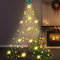 GloBrite Christmas Tree Lights with Ring - 2 m * 16 Lines, 400 LED Xmas Lights, 8 Modes, Memory & Timer, IP44 Waterproof, Indoor & Outdoor Christmas Decorations, 5M Lead Wire (Warm White)