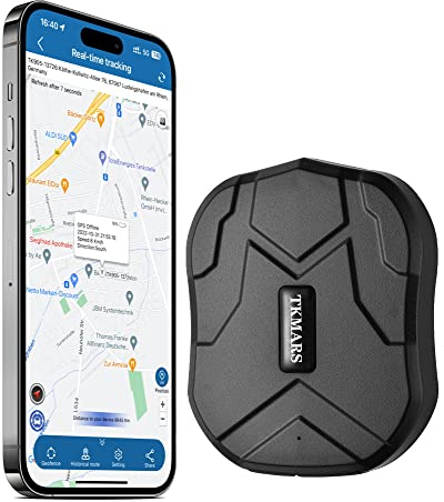 GPS-Tracker TK905, Echtzeit-Tracking-Gerät Multi-Alarm-Asset-Schutz für Auto, LKW, Koffer, 5000mAh-Akku wasserdicht magnetisch, GPS/GSM-Sender mit kostenloser APP/Web-Plattform ohne ABO