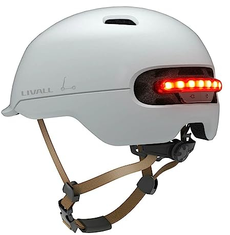 LIVALL Unisex – Erwachsene C20 Fahrradhelm, Weiß, 54-58cm