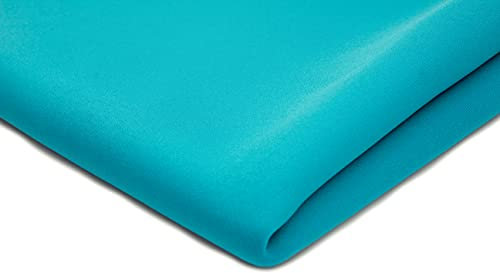 Scuba Schaumstoff, Taucher, Neopren, dick und leicht gestrickt 50 x 150 cm (Türkis)