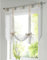Devola Raffrollo Transparente Voile Raffgardinen mit Schlaufen Cafe Gardine Moderne Rollo Küchengardine Privatsphäre Fenstervorhang BxH 140x140cm Sand 1er Pack