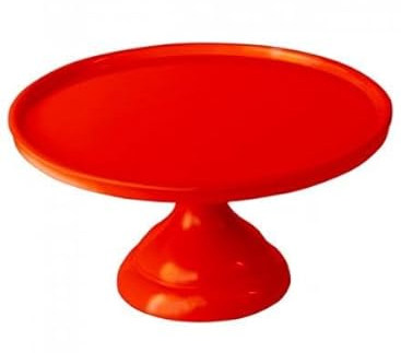 Selezione Varzi del 1956 - Alzatina alzata per frutta e dolci diametro 30x20h cm (Rosso)