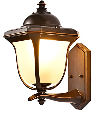 PARETE Lampada LED, Luce for casa impermeabile all'aperto, luce giardino europea, semplice luce di pane balcone, luce murale anti-russa, for patio di recinzione e decorazion