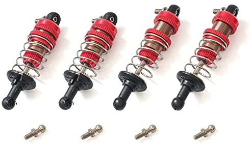Micvtve 4 Stück Series Stoßdämpfer Metall für SG 1603 SG1603 UD1601 UD1603 UD1604 UD1607 1/16 Ferngesteuerte Upgrade Teile Zubehör