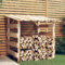 Festnight abri Bois de Chauffage abri buches abri Bois Pergola avec Toit Étagère pour Bois de cheminée Abri de Chauffage de Bois Bois de pin imprégné- 100 x 90 x 100 cm-1 Pcs