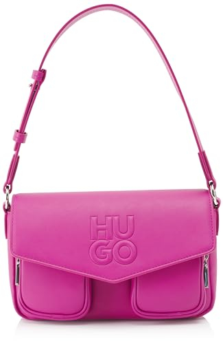 HUGO Damen Bel H.s Shoulder_Bag, Dark Pink, Einheitsgröße EU