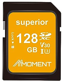 MMOMENT 128GB Full-Size SD Card UHS-I U3 V30 Class 10 High Speed SDXC – Up to 95MB/s, Compatible with DSLR Camera, Laptop, PC, SD Card Slot Devices, 4K UHD Video