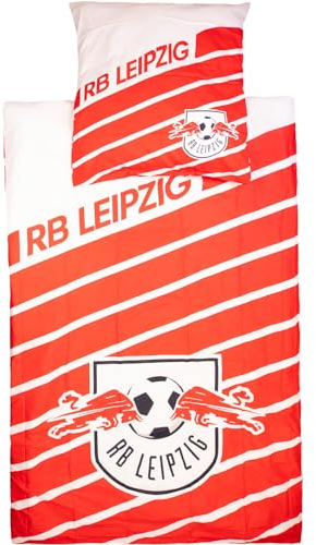 RB Leipzig Stripe Bettwäsche (rot/Weiss)