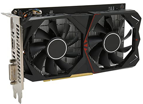 GTX960 4GB Grafikkarte, 128Bit GDDR5 Video Karte für PC Gaming, DP, HDMI, DVI, PCI Express 3.0x16 mit Dual Fan für Büro und Gaming Grafikkarte