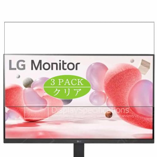 VacFun 3 Pezzi Pellicola Protettiva, compatibile con LG 24MR400 23.8 Monitor Screen Protector Protezioni Schermo (Non Vetro Temperato)